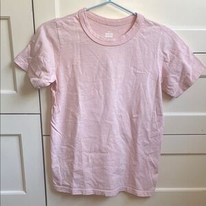 Winter Water Factory Soft Pink Kids Short Sleeve Tee